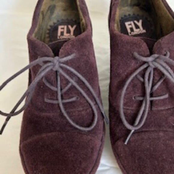 Rare Fly London, Suede, Lace Up Wedges, Size 35 - Picture 3 of 10